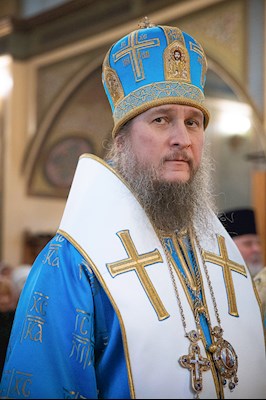 Митрополит Игнатий возглавил соборное архиерейское богослужение в Свято-Троицком кафедральном соборе г. Покровска (Энгельса)