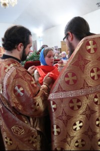 Божественная литургия в храме во имя священномученика Космы Саратовского