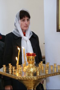 Божественная литургия в Свято-Троицком кафедральном соборе Вольска