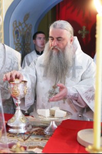 Крещальная литургия в Свято-Троицком соборе Саратова