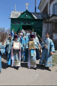 Божественная литургия в храме в честь Казанской иконы Божией Матери г. Петровска