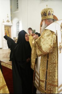 Всенощное бдение в Свято-Сергиевском женском монастыре с. Алексеевка Базарно-Карабулакского р-на