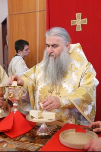Божественная литургия в храме во имя святого великомученика Георгия Победоносца города Саратова