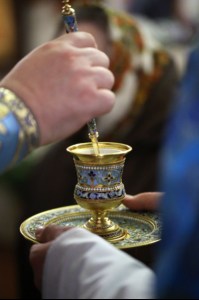 Всенощное бдение в храме Благовещения Пресвятой Богородицы г. Саратова