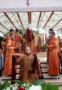 Божественная литургия в Вавиловом Доле