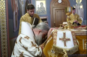 Божественная литургия в Свято-Троицком кафедральном соборе г.Саратова