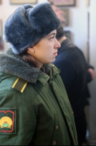 Божественная литургия в храме в честь Воздвижения Честнаго и Животворящего Креста Господня на территории Вольского военного института материального обеспечения