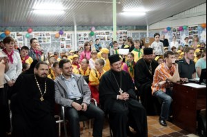 В православном лагере «Солнечный» прошло торжественное открытие первой смены