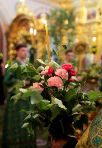 Всенощное бдение в Свято-Троицком кафедральном соборе г. Саратова