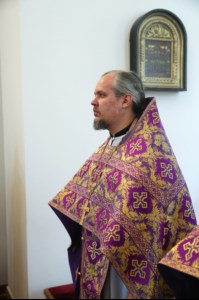 Божественная литургия в храме в честь Рождества Христова г.Саратова