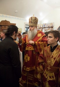 Всенощное бдение в храме во имя священномученика Космы Саратовского г. Саратова