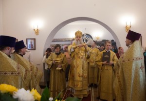 Великое освящение храма во имя святителя Иоанна Златоуста в п. Зональный г.Саратова