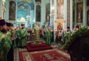 Всенощное бдение в храме Сошествия Святого Духа г. Саратова