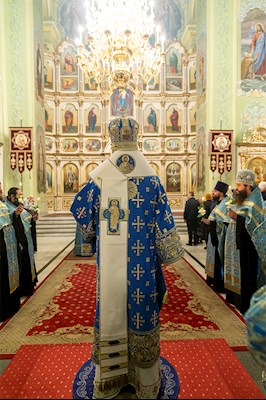 Всенощное бдение в Покровском храме г. Саратова