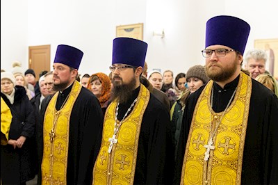 Всенощное бдение в храме святителя Спиридона Тримифунтского г. Саратова