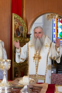 Божественная литургия на Архиерейском подворье — в храме в честь иконы Божией Матери «Утоли моя печали» г. Саратова