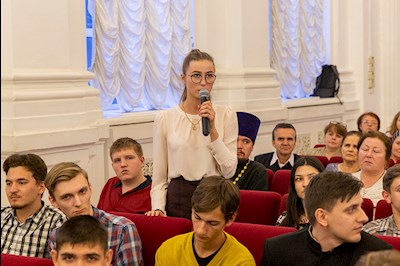 Состоялась открытая лекция о саратовских новомучениках