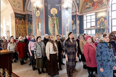 Божественная литургия в Свято-Никольском мужском монастыре г. Саратова