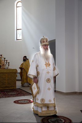 Божественная литургия в храме святителя Тихона, Епископа Воронежского, Задонского чудотворца г. Саратова