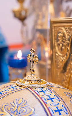 Митрополит Игнатий совершил Божественную литургию в храме в честь иконы Божией Матери «Скоропослушница» г. Шиханы Вольского района