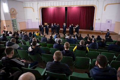 Архиерейский хор выступил в Балашовской епархии