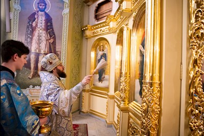 Митрополит Игнатий совершил всенощное бдение в Покровском соборе г. Саратова