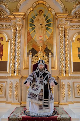 Митрополит Игнатий совершил Литургию Преждеосвященных Даров в Покровском соборе г. Саратова