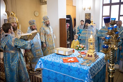 Митрополит Игнатий возглавил соборное архиерейское богослужение в Казанском храме г. Саратова