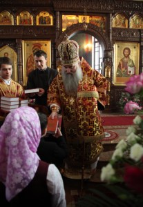 Божественная литургия в Крестовоздвиженском храме г. Хвалынска
