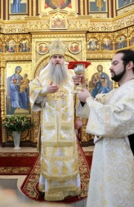 Божественная литургия в храме во имя святого великомученика Георгия Победоносца города Саратова