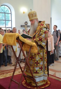 Всенощное бдение в храме в честь Рождества Христова г. Саратова