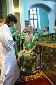 Божественная литургия в храме Сошествия Святого Духа г. Саратова