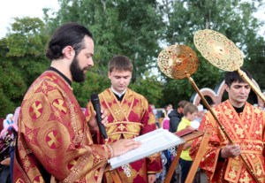 Божественная литургия в Вавиловом Доле