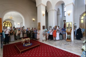 Божественная литургия в Свято-Алексиевском женском монастыре г. Саратова