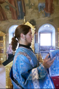Крещальная литургия в Свято-Троицком кафедральном соборе г. Саратова
