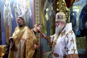 Божественная литургия в Свято-Троицком кафедральном соборе г.Саратова