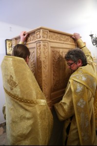 Божественная литургия и Великое освящение в Свято-Алексиевском женском монастыре г. Саратова