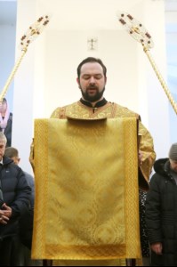 Божественная литургия в храме во имя святого равноапостольного великого князя Владимира г. Саратова