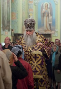 Всенощное бдение в храме в честь Покрова Пресвятой Богородицы г.Саратова