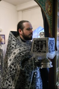 Литургия Преждеосвященных Даров в храме во имя святителя Тихона, Епископа Воронежского, Задонского чудотворца г.Саратова