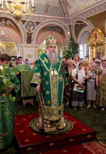 Всенощное бдение в Свято-Троицком кафедральном соборе г. Саратова