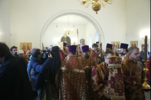 Великое освящение храма святых мучеников Адриана и Наталии г. Саратова и Божественная литургия в новоосвященном храме