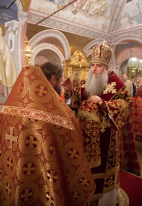 Всенощное бдение в Свято-Троицком кафедральном соборе г.Саратова