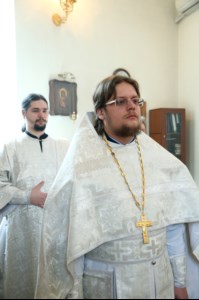 Божественная литургия в храме во имя святого равноапостольного великого князя Владимира г. Саратова
