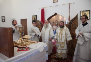 Божественная литургия в храме Преображения Господня Покровского женского монастыря г. Балашова