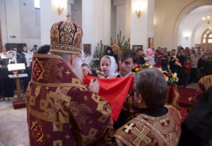 Божественная литургия в Свято-Алексиевском женском монастыре г. Саратова