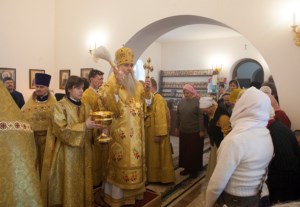 Великое освящение храма во имя святителя Иоанна Златоуста в п. Зональный г.Саратова