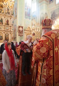 Всенощное бдение в храме в честь Покрова Пресвятой Богородицы г.Саратова