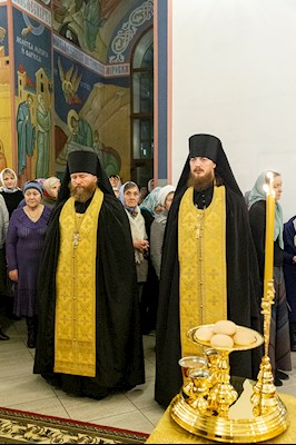 Всенощное бдение в Свято-Никольском мужском монастыре г. Саратова