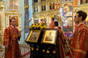Всенощное бдение в храме Сошествия Святого Духа г. Саратова